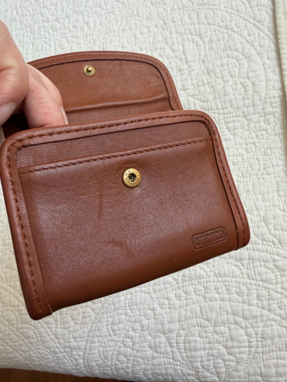 Coach Vintage Multifunction Wallet British Tan - Picture 9 of 10